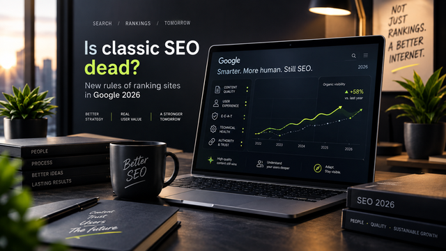Чи померло класичне SEO? Нові правила ранжування сайтів Google 2026