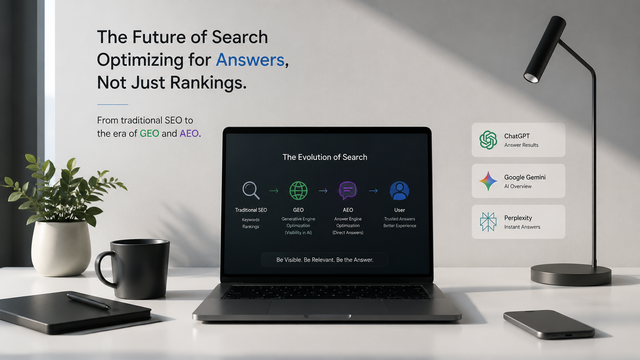 SEO: від пошукових систем до GEO та AEO